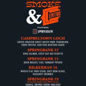 Springbank Tasting and Dinner, 10/6/2026